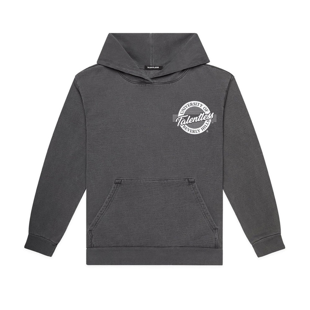 Talentless Hoodie in Charcoal Grey